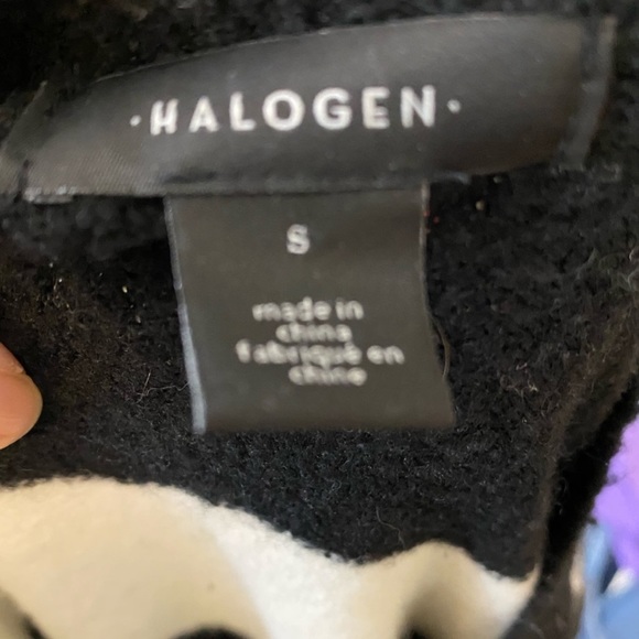 Halogen striped sweater cropped Small - Picture 2 of 3